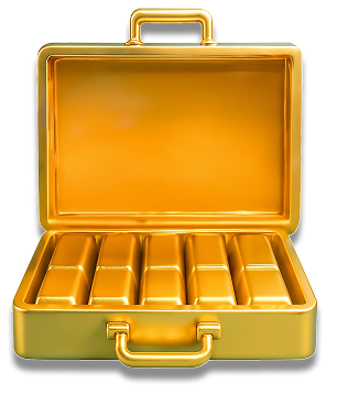 São R$ 6 milhões em certificado de barras de ouro